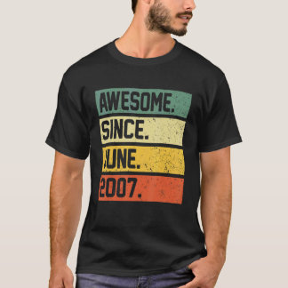 T-shirt 15e anniversaire 15 ans stupéfiant depuis juin 200