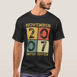 T-shirt 15e anniversaire Décorations Novembre 2007 15 ans