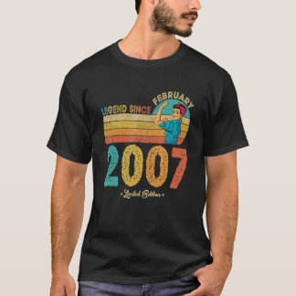 T-shirt 15e anniversaire Février 2007 Légende depuis 2007 