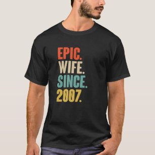 T-shirt 15E Cadeau Du Mariage Pour Elle - Epic Wife S