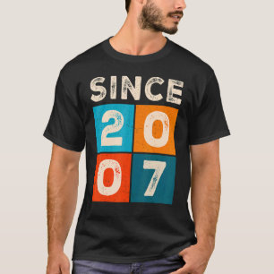 T-shirt 15ème anniversaire stupéfiant depuis 2007
