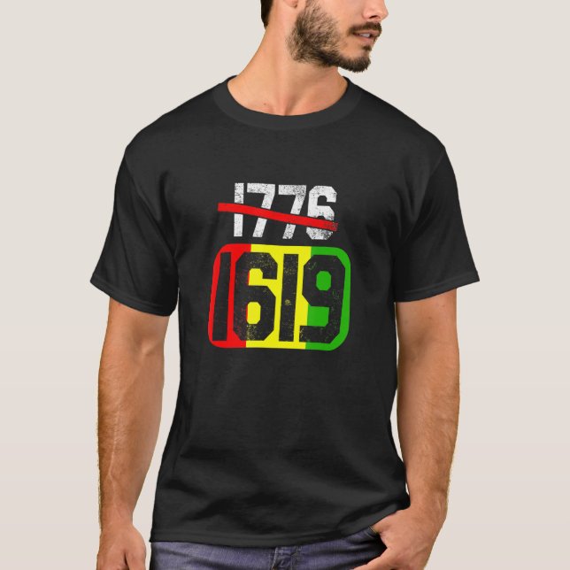 T-shirt 1619 Mois de l'histoire des Noirs Afrique Afrique  (Devant)