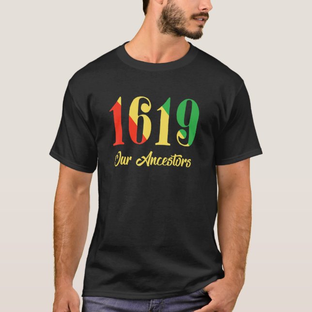 T-shirt 1619 Nos ancêtres (Devant)