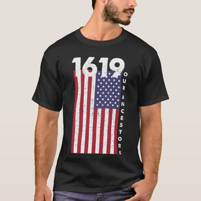 T-shirt 1619 nos ancêtres (Devant)