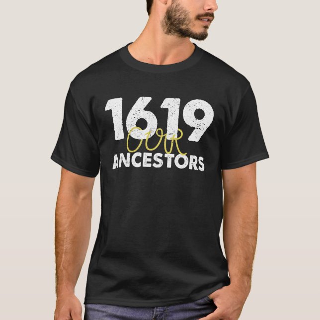 T-shirt 1619 nos ancêtres (Devant)