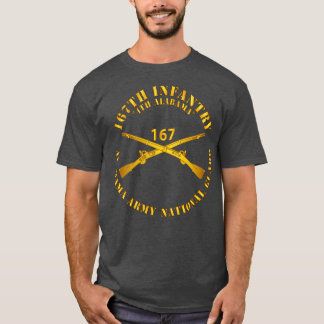 T-shirt 167e infanterie 4e Alabama ALARNG Branche de l'inf