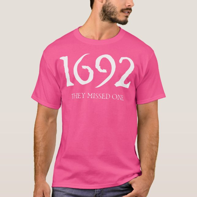 T-shirt 1692 Ils En Ont Disparu Un (Devant)