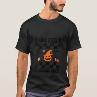 T-shirt 1692 Ils Ont Manqué Un Citrouille Super De Sorcièr