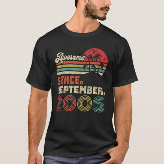 T-shirt 16 ans Awesome depuis septembre 2006 16e Birt