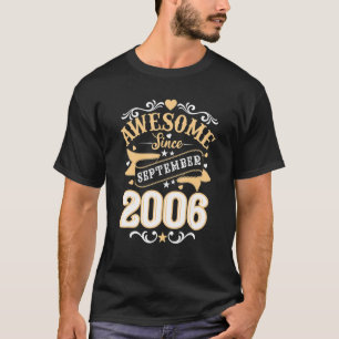 T-shirt 16 ans Septembre 2006 16e anniversaire