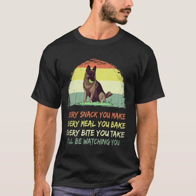 T-shirt 16 Chaque friandise que vous faites... Je vais vou (Devant)