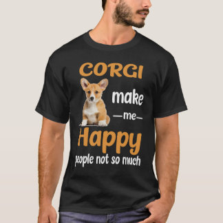 T-shirt 16 Corgi me rendent heureux