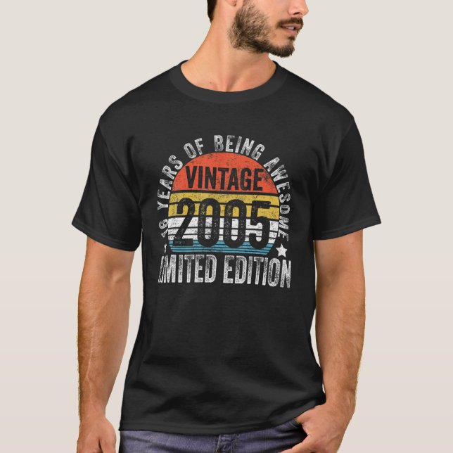 T-shirt 16 Year Old 2005 Limited Edition 16Th Bday (Devant)