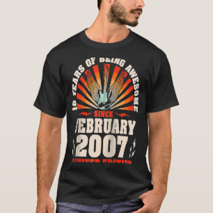 T-shirt 16e anniversaire Guitariste Vintage Amateurs de gu