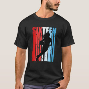 T-shirt 16e Basketball Anniversaire Retro Vintage désorgan