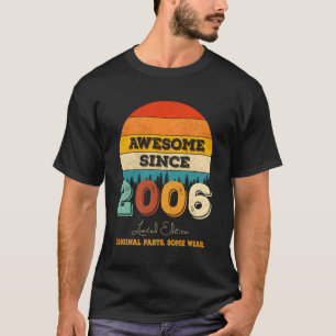 T-shirt 16E Étonnant Depuis 2006 Original P 16E Anniversai
