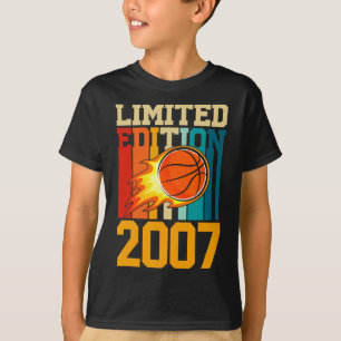 T-shirt 16th Birthday Basketball Limited Edition 2007 Fun