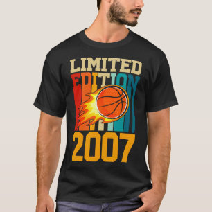 T-shirt 16th Birthday Basketball Limited Edition 2007 Fun