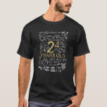 T-shirt 16th Birthday Two To The Power Of Four 16 Years<br><div class="desc">16th Birthday Two To The Power Of Four 16 Years Old</div>