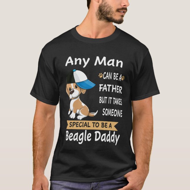 T-shirt 172 N'Importe Quel Homme Beagle Papa (Devant)