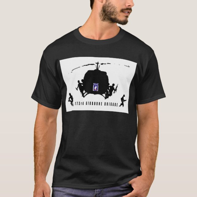 T-shirt 173rd BRIGADE AÉROPORTÉE (Devant)
