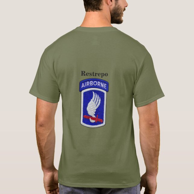 T-shirt 173rd Vétérinaires de vétérans de brigade (Dos)