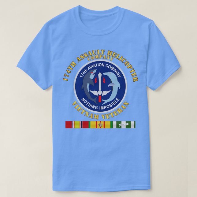 T-shirt 174e AHC Vietnam Vet w VN SVC (Design devant)