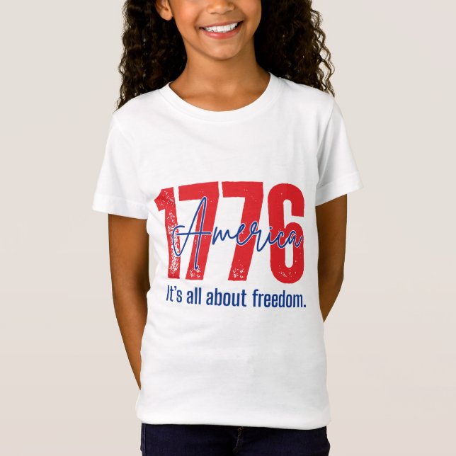T-Shirt 1776 Amérique (Devant)