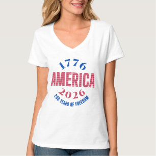 T-shirt 1776 AMÉRIQUE 2026 250 ans de liberté 