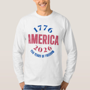 T-shirt 1776 AMÉRIQUE 2026 250 ans de liberté