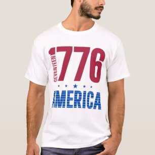 T-shirt 1776 Amérique 250 ans de liberté historique
