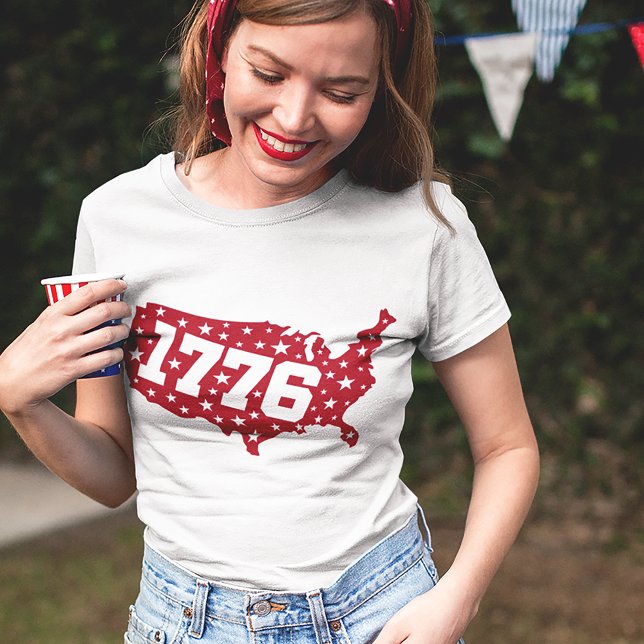 T-shirt 1776 États-Unis 4 juillet Unisex (Créateur téléchargé)