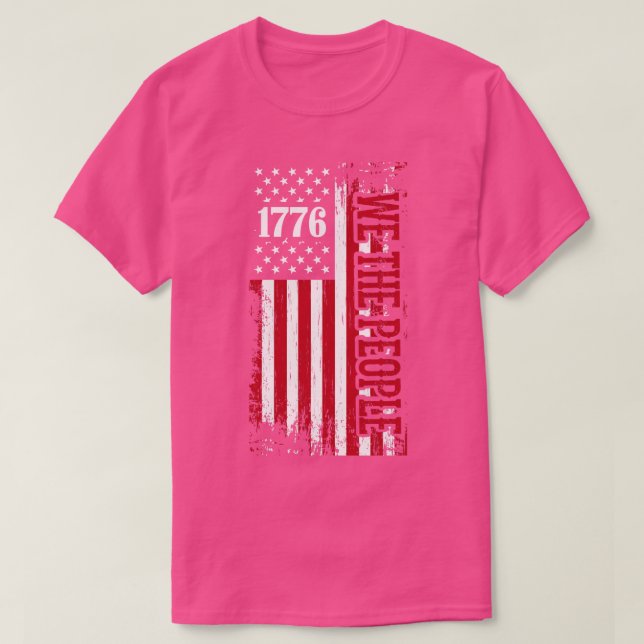 T-shirt 1776 Journée Patriot Nous le Peuple (Design devant)