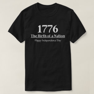 T-shirt 1776 La naissance d'une nation Fête de l'indépenda