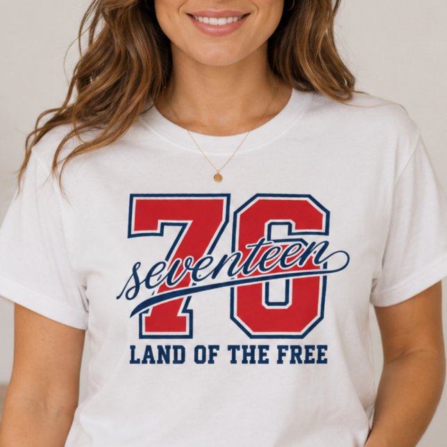 T-shirt 1776 Terre de libres (Créateur téléchargé)