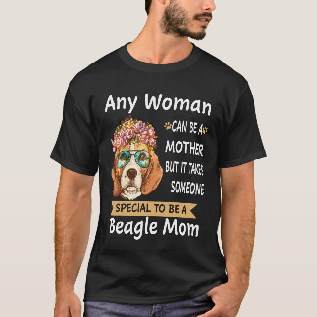 T-shirt 179 Spécial Pour Être Une Mère Beagle (Devant)