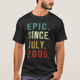 T-shirt 17 ans Epic depuis juillet 2005 17e anniversaire