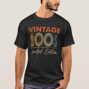 T-shirt 17 ans Vintage 2005 17e anniversaire