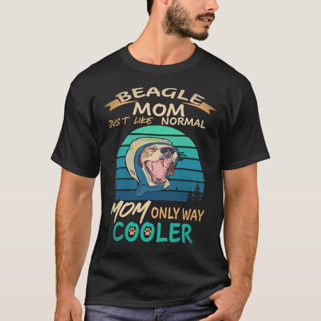 T-shirt 17 Beagle Maman Glacière Beagle (Devant)