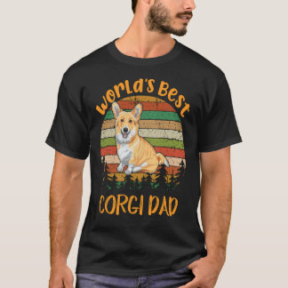 T-shirt 17 Meilleur Corgi Papa du monde