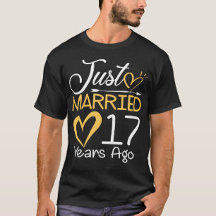 T-shirt 17e anniversaire de Mariage, 17 ans de mariage