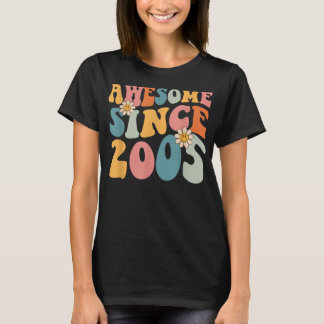 T-shirt 17e Birthday Toxits Awesome Since 2005 17 Years Ol
