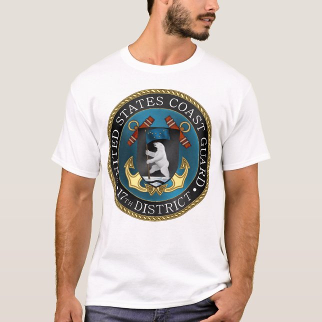 T-shirt 17ème Secteur de la garde côtière (Devant)