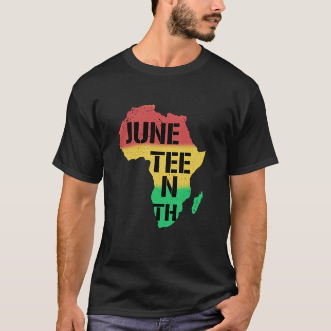 T-shirt 1865, 1865, African American Pride (Devant)