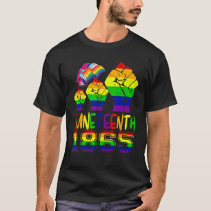 T-shirt 1865 Fière Histoire Noire Main Holding L