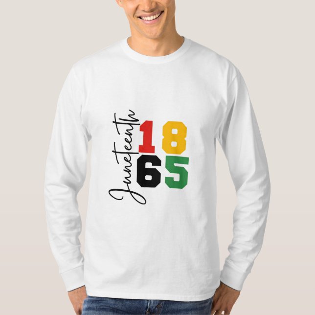 T-shirt 1865 Le Véritable Jour de l'Indépendance (Devant)