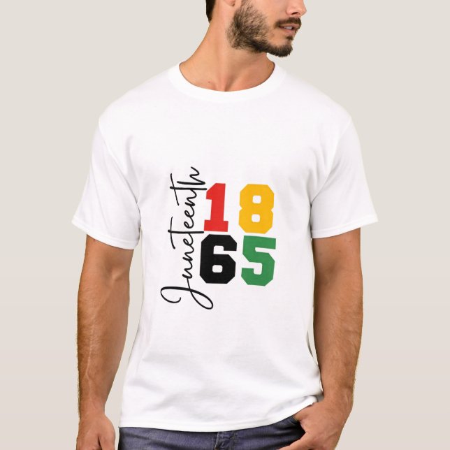 T-shirt 1865 Le Véritable Jour de l'Indépendance (Devant)