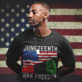 T-shirt 1865 Liberté Noir Africain-Américain