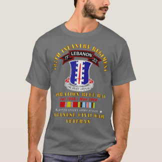 T-shirt 187e Régiment d'infanterie TF 201 Liban w AFEM SVC