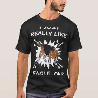 T-shirt 189 J'aime vraiment beaucoup Beagle